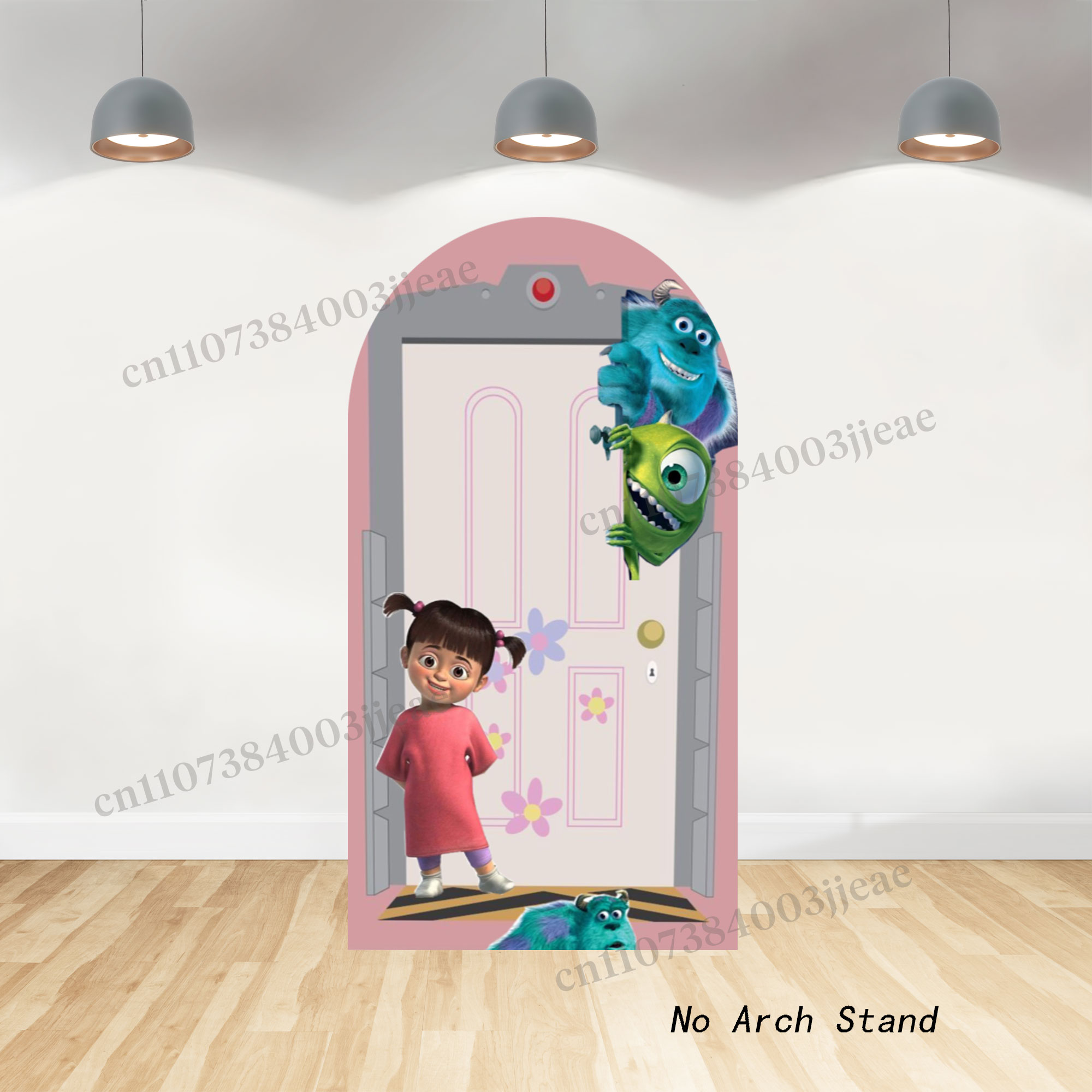 Photography University - Backdrop Lengkung Monsters University untuk Dekorasi