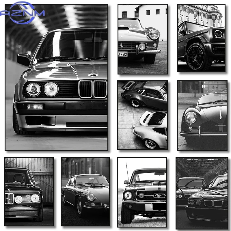 Photography Angle - Seni Dinding Mode Modern Sederhana Hitam