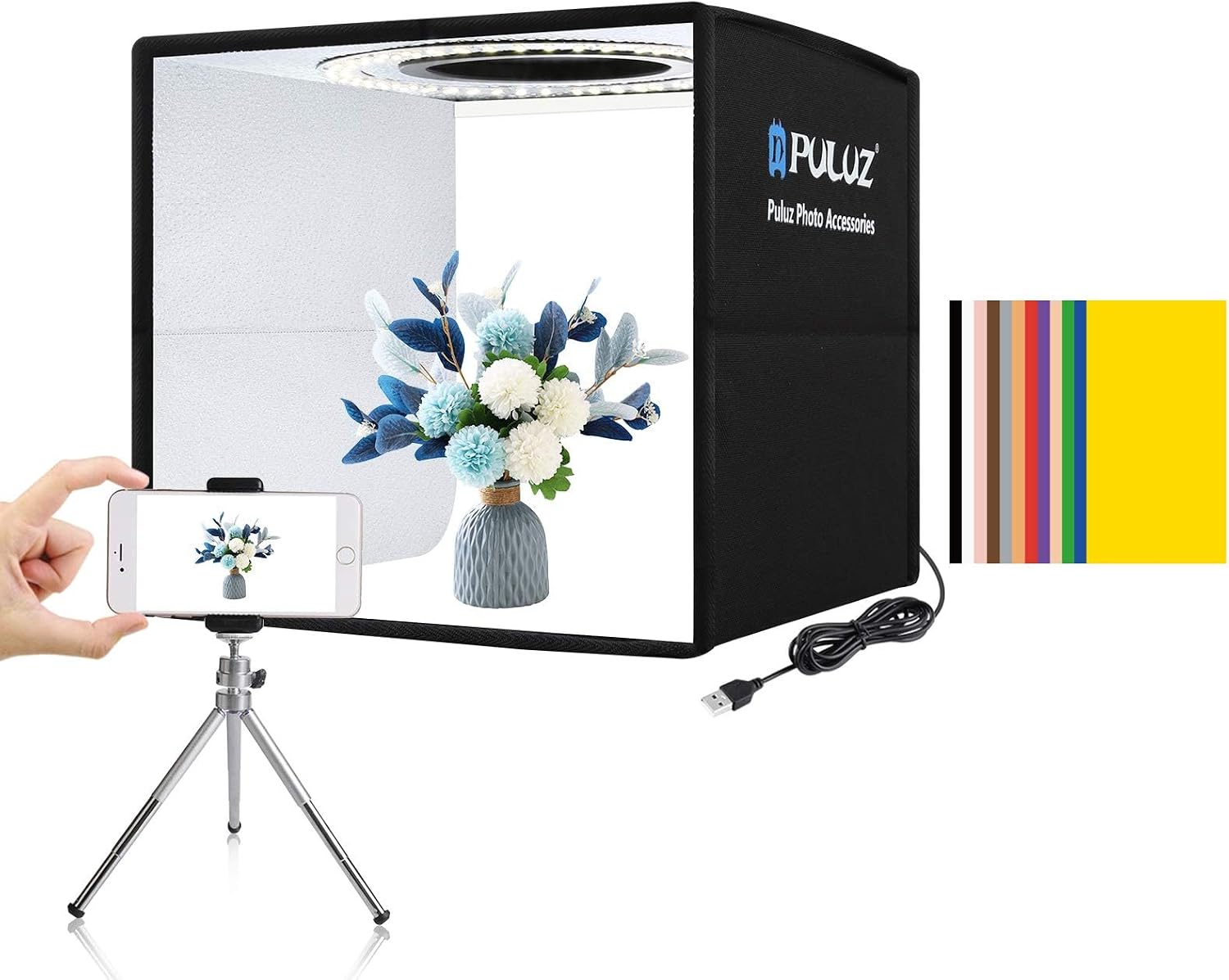 Photography Youtube - Lampu Video Panel LED RGB dengan