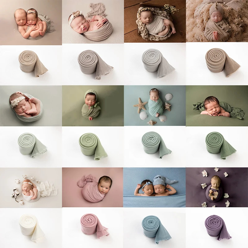 Photography Newborn - Properti fotografi bayi, 40/150cm peregangan, pembungkus