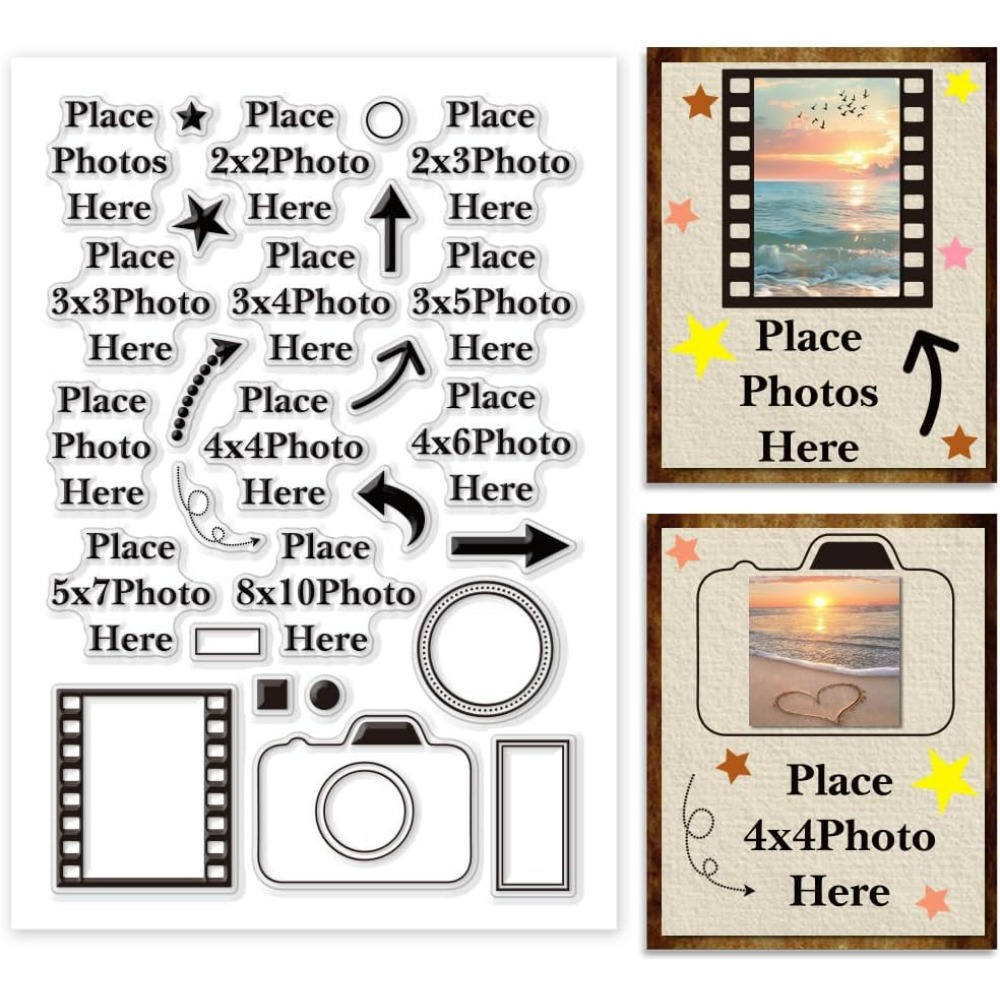 Photography Definition - Tempatkan Foto Di Sini Stempel Bening