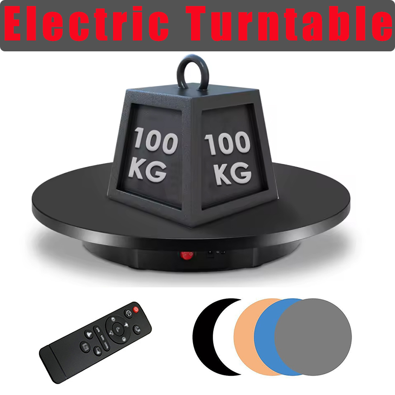 Photography Angles - Stand Display Putar Elektrik Heavy-Duty 100kg