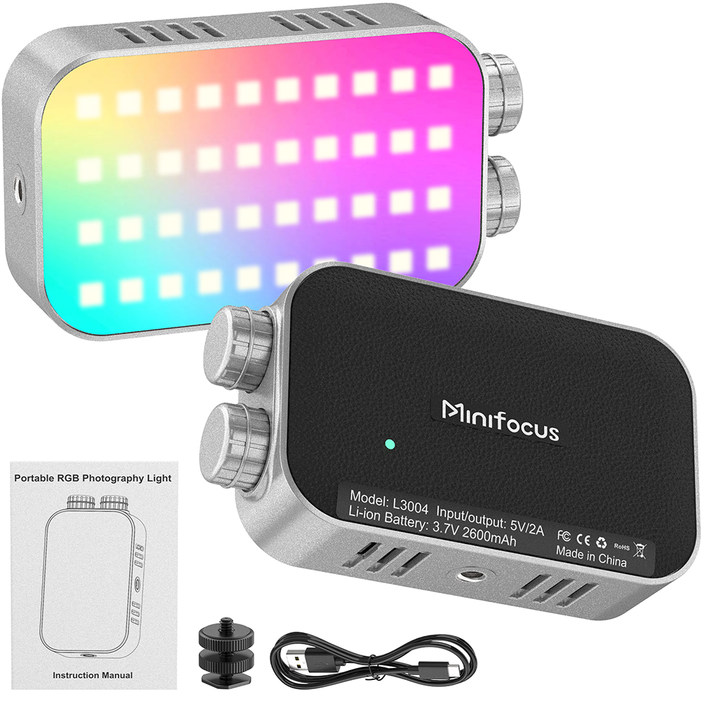 Photography Gear - Lampu LED Portabel Pocket Tofu RGB
