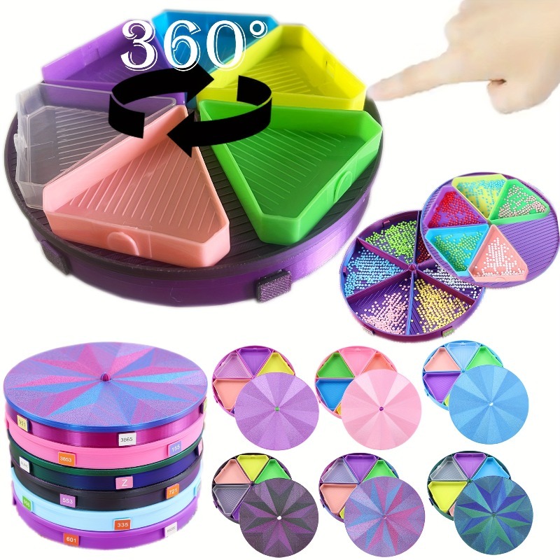 Photography Angle - 360 ° Baki Lukisan Berlian Plastik