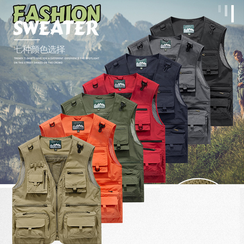 Photography Vest - Rompi Jala Cepat Kering Musim Semi