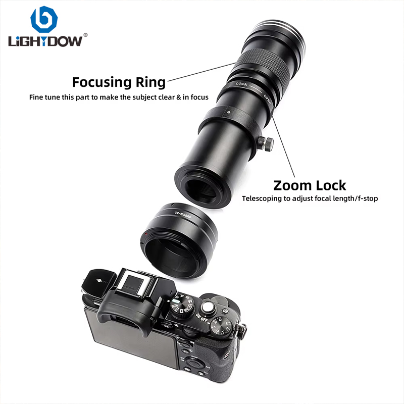 Photography Gear - Lightdow 420-800Mm F8.3-F16 Lensa Super Telefoto