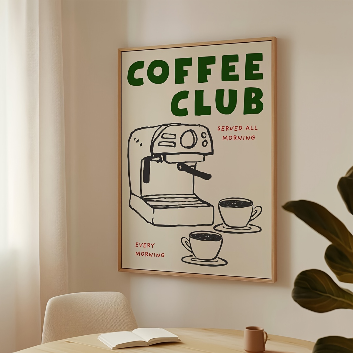 1 Buah Lukisan Cetak Kopi Seni - Photography Angle ulasan dan harga