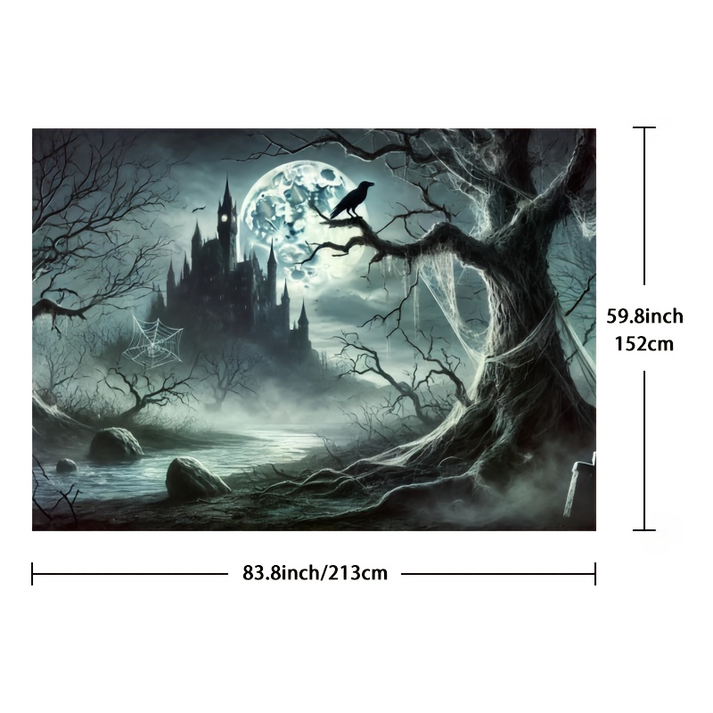Kain Latar Belakang Halloween  - Photography Dark Cloth ulasan dan harga