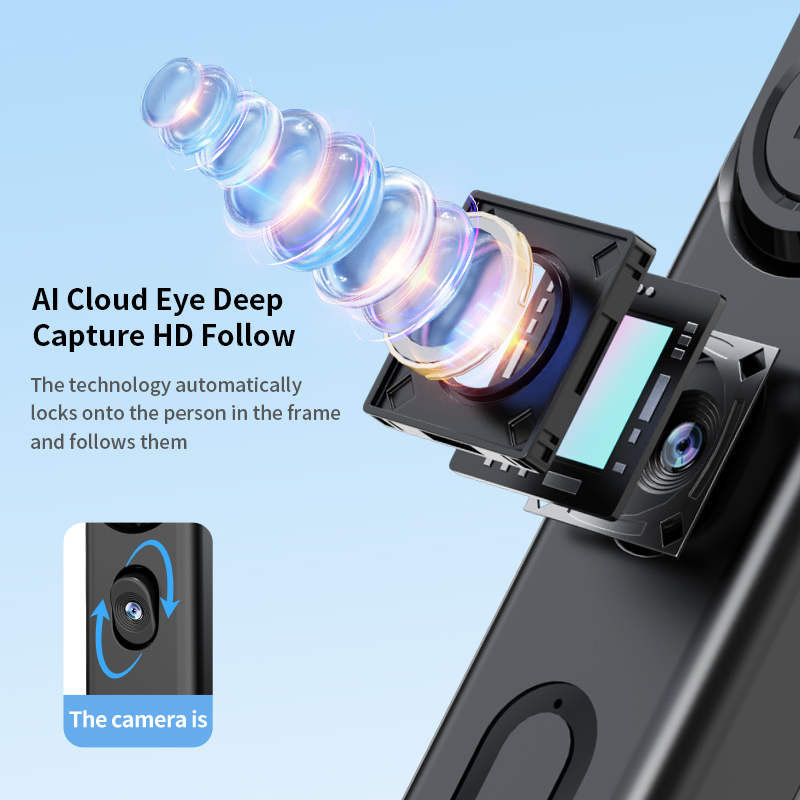 Tongkat Selfie Gimbal Pelacak  - Photography Prompt ulasan dan harga