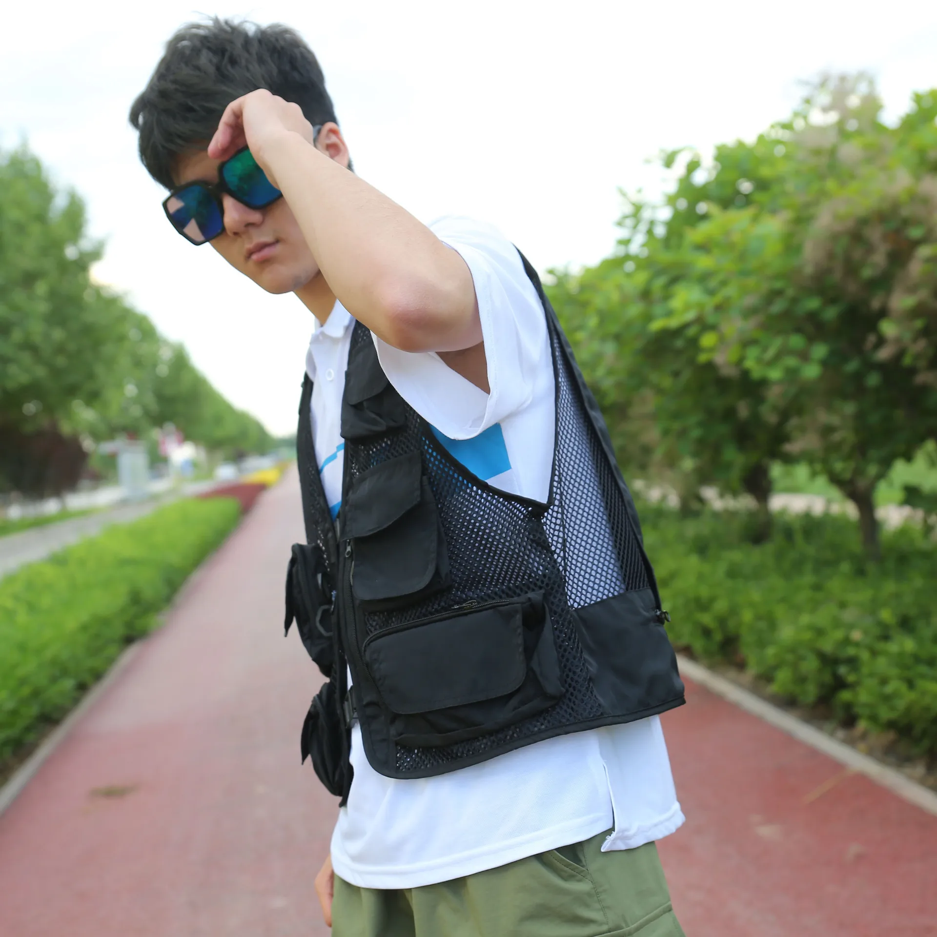 Rompi Pria dengan Banyak Saku, - Photography Vest ulasan dan harga