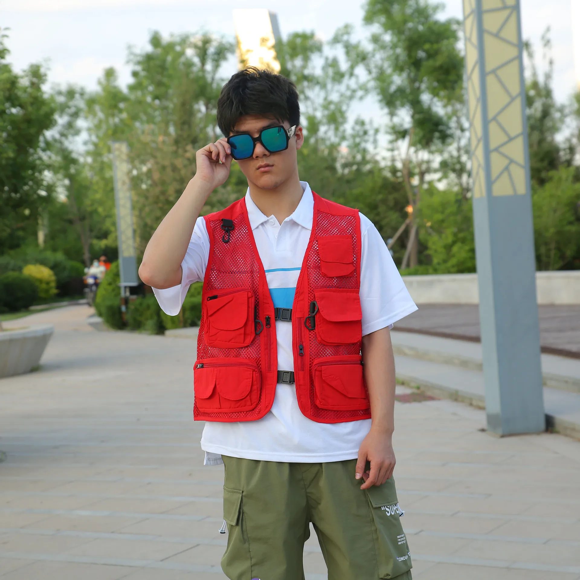Rompi Pria dengan Banyak Saku, - Photography Vest ulasan dan harga