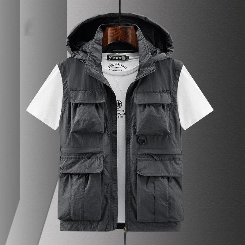 Rompi Kasual Pria Multi Saku P - Photography Vest ulasan dan harga