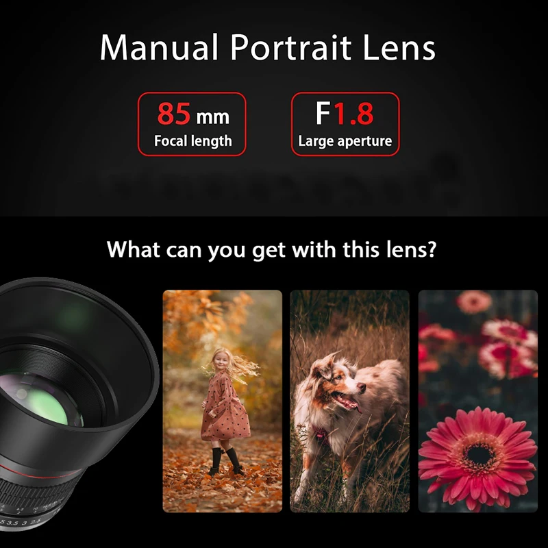 Lightdow lensa potret bingkai  - Photography Gear ulasan dan harga