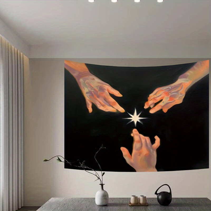 Kain Gantung Seni Abstrak Gaya - Photography Dark Cloth ulasan dan harga