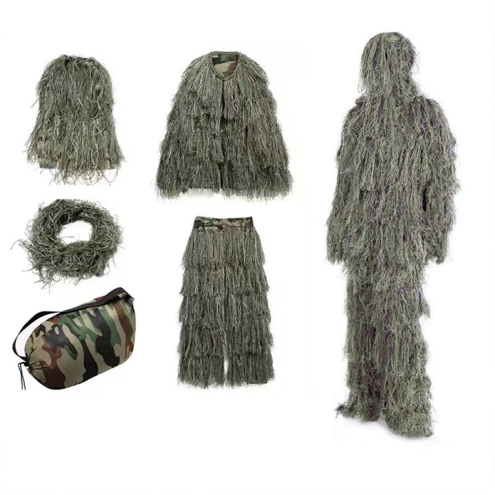 Jubah Ghillie Camo Daun Bionik - Photography Gear ulasan dan harga