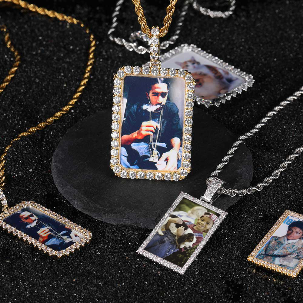 Liontin Foto Berlapis Emas 18K - Photography Definition ulasan dan harga
