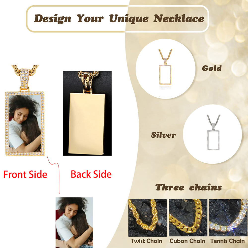 Liontin Foto Berlapis Emas 18K - Photography Definition ulasan dan harga