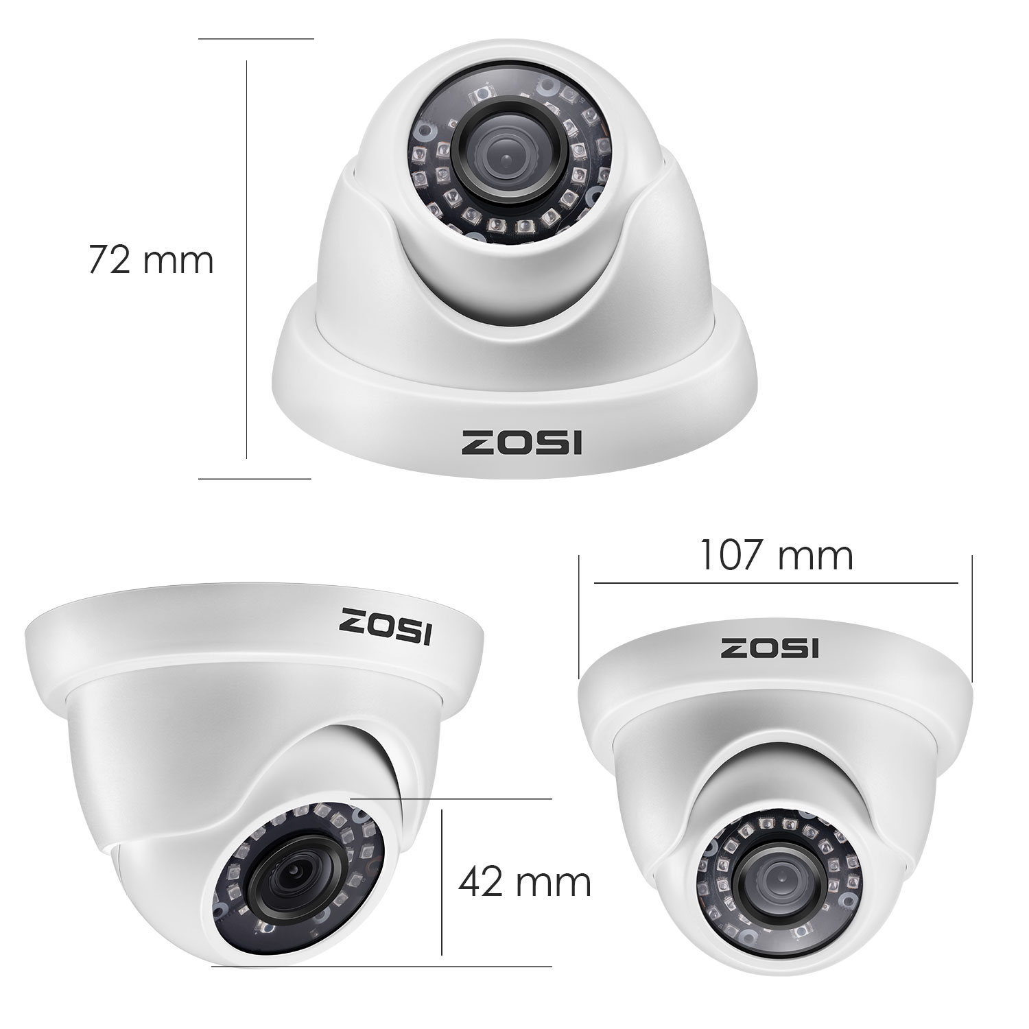 Kamera CCTV Bullet 2MP 1080P 4 - Photography Angles ulasan dan harga