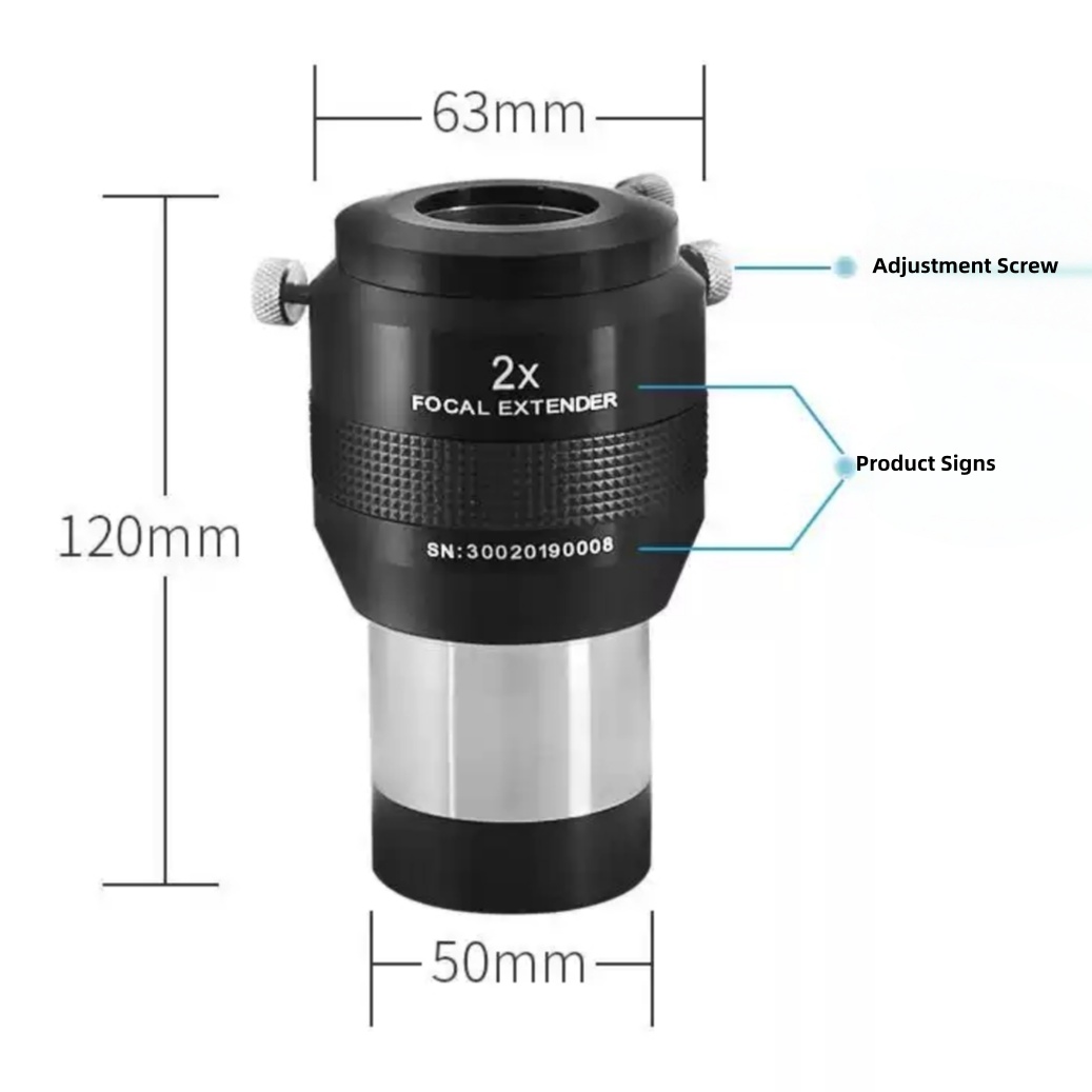 2X Lensa Barlow Teleskop Apokr - Photography Definition ulasan dan harga