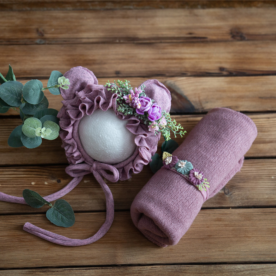 Set pakaian rajut bayi baru la - Photography Newborn ulasan dan harga