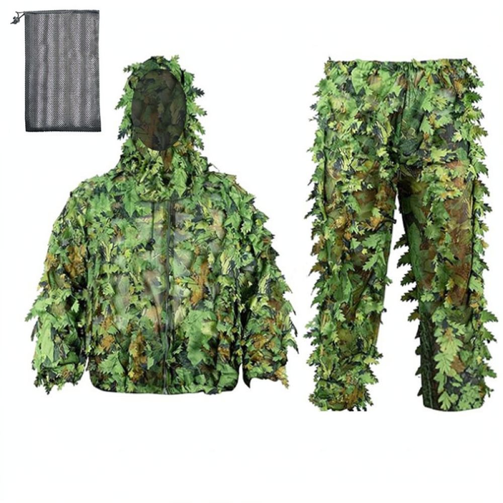 Setelan Ghillie Kamuflase Daun - Photography Gear ulasan dan harga