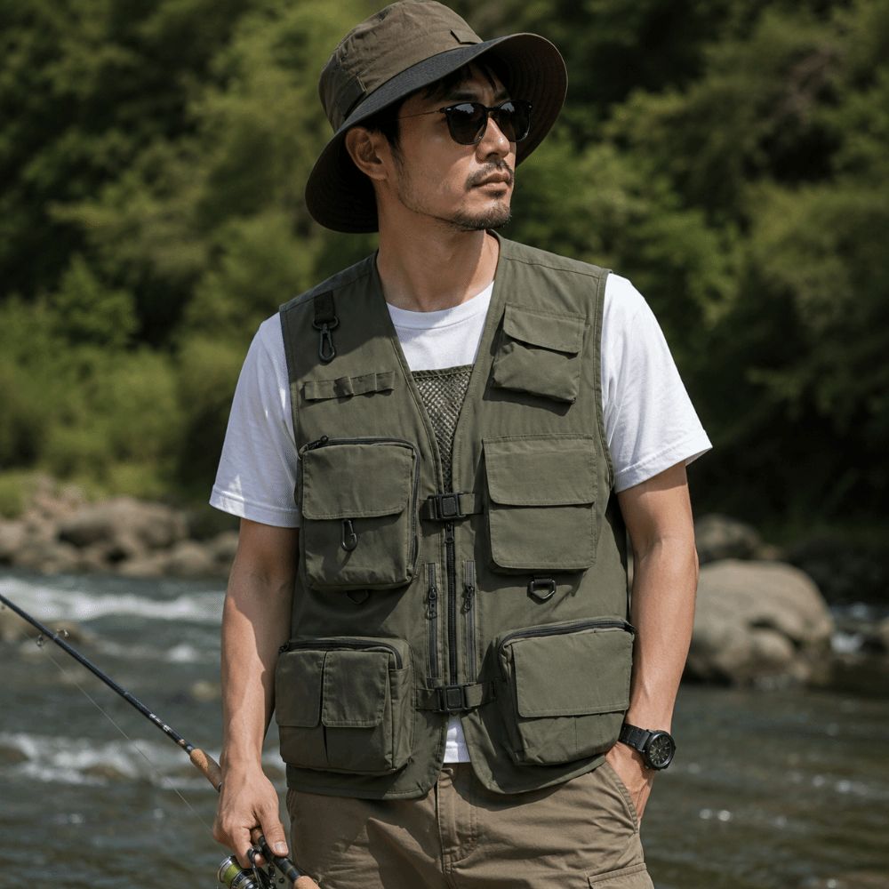 Rompi Memancing Tahan Air Kasu - Photography Vest ulasan dan harga