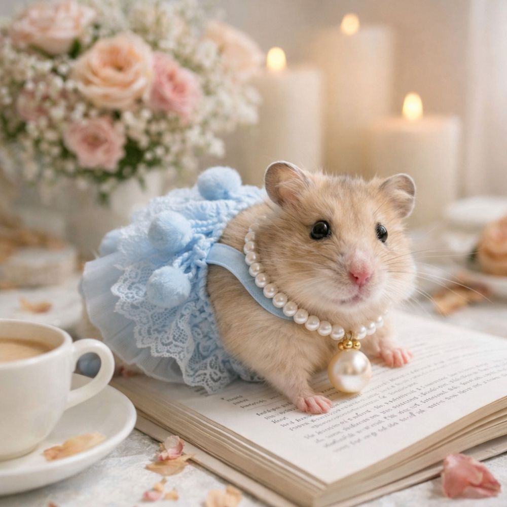 Rok Renda Hamster Cantik denga - Photography Vest ulasan dan harga