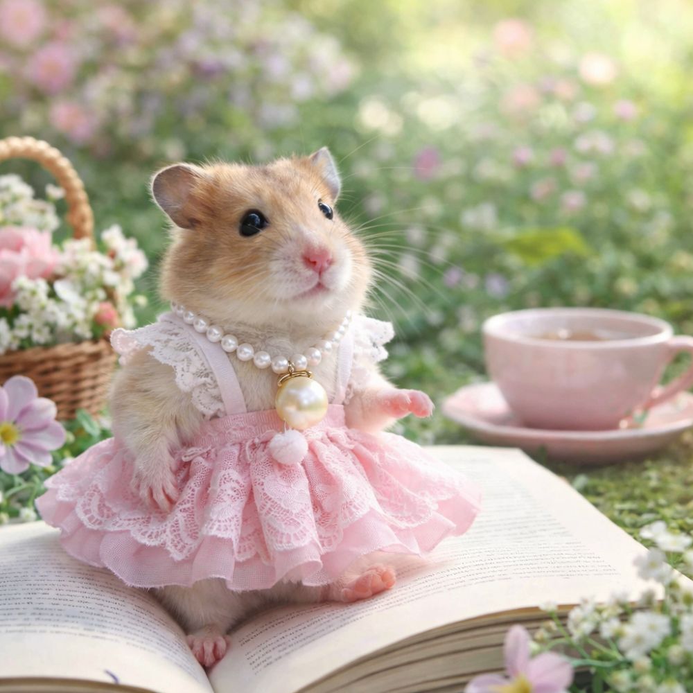 Rok Renda Hamster Cantik denga - Photography Vest ulasan dan harga