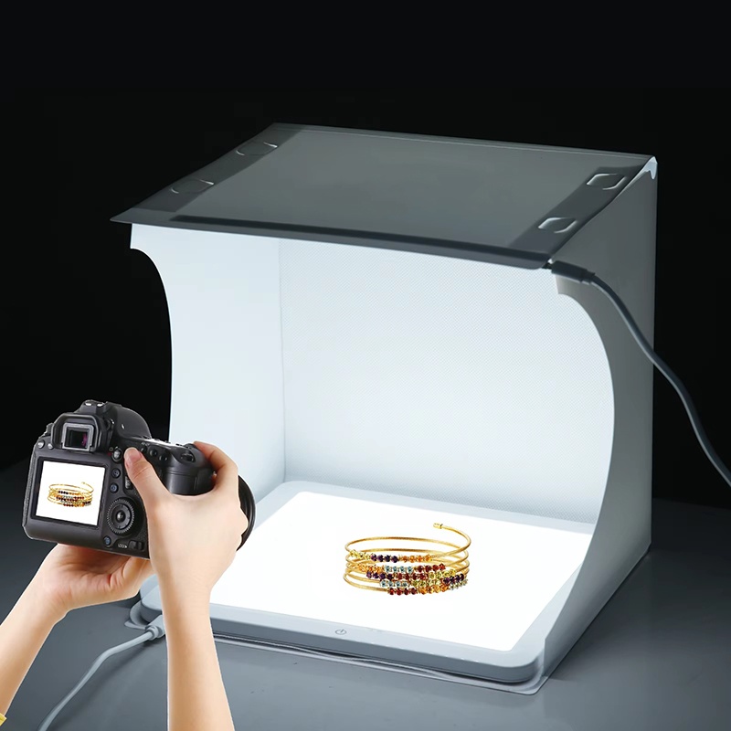 Kotak Foto Portabel 20cm, Stud - Photography Gear ulasan dan harga