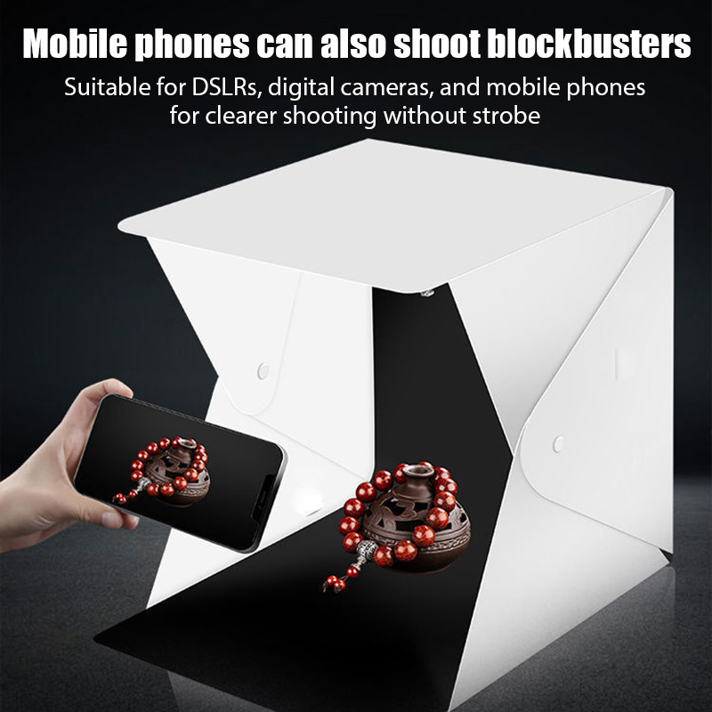 Kotak Foto Portabel 20cm, Stud - Photography Gear ulasan dan harga