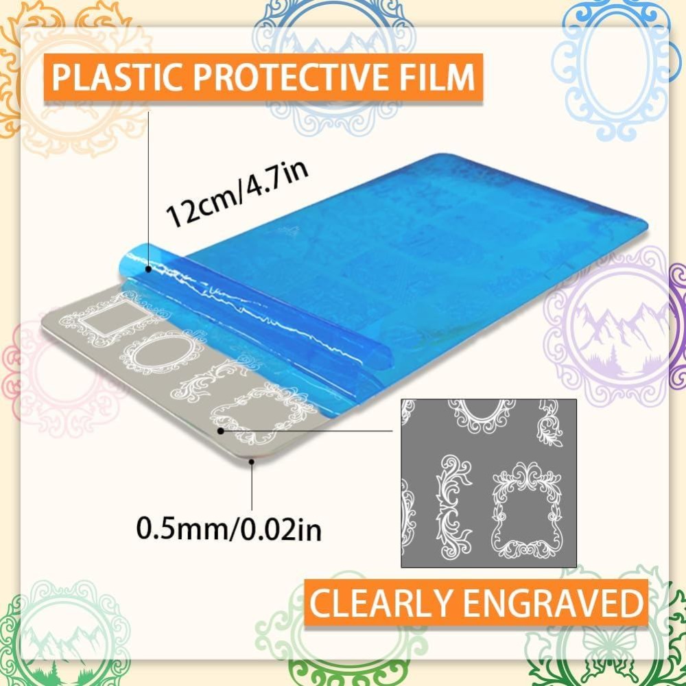 3pcs Plat Stamping Kuku Bingka - Photography Definition ulasan dan harga
