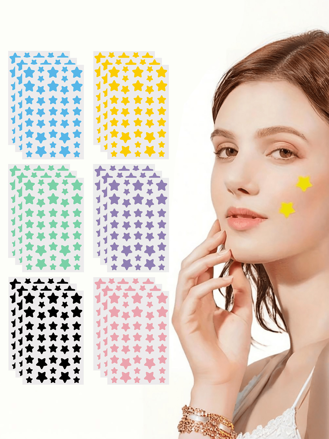 240 Buah/Stiker Wajah Bintang  - Photography Day ulasan dan harga