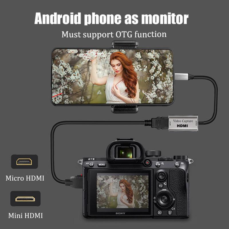 Adaptor HDMI 4K kartu pengambi - Photography Youtube ulasan dan harga