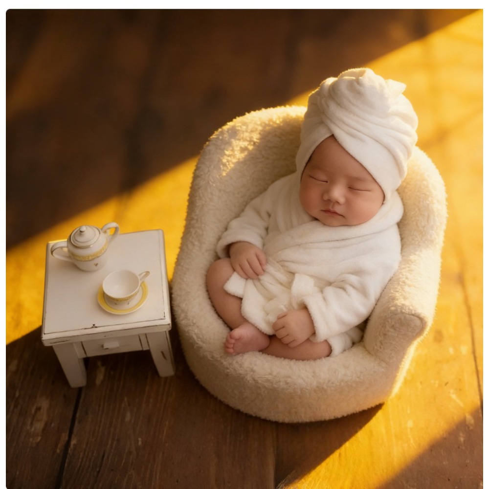 Set Jubah Mandi Fotografi Bayi - Photography Day ulasan dan harga