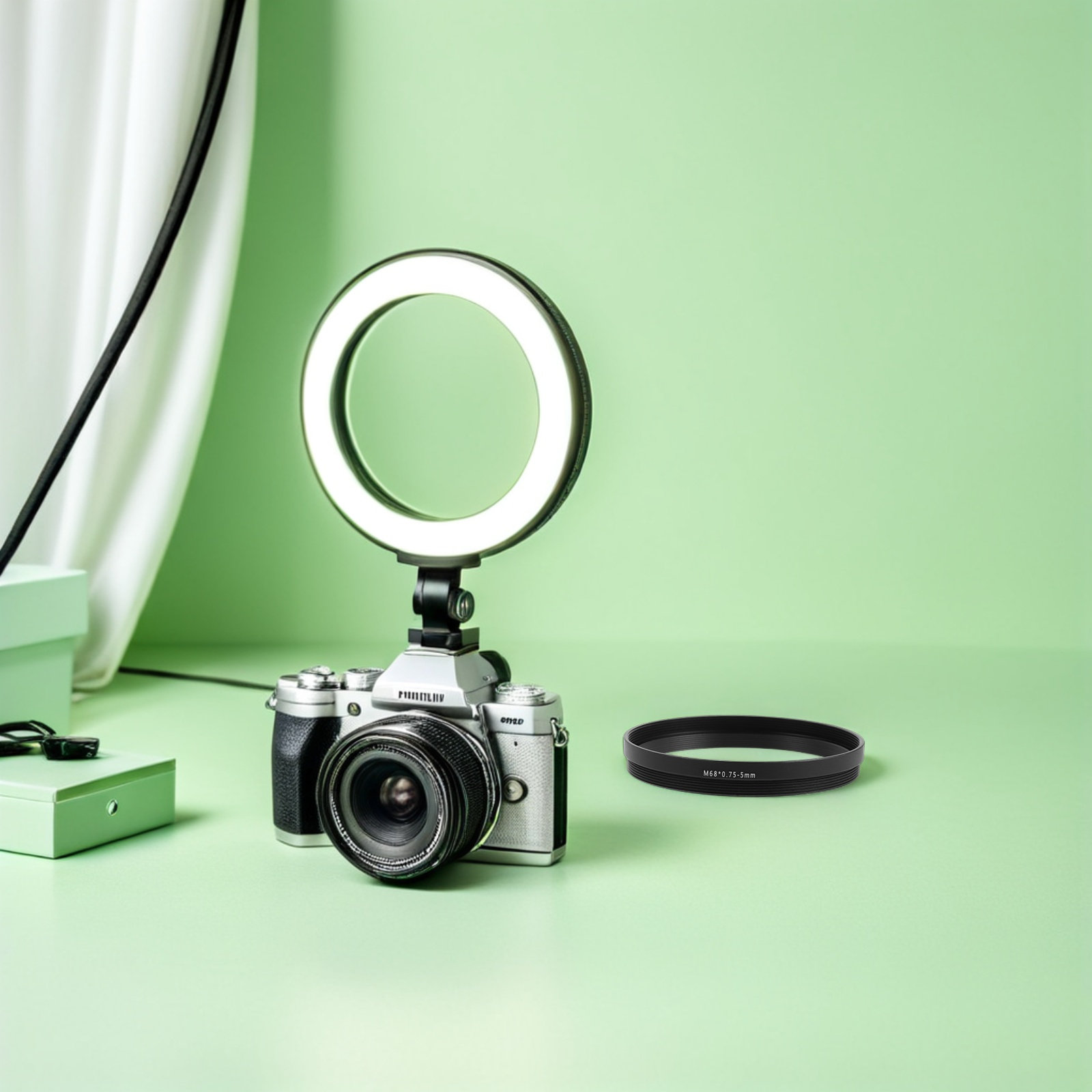 Cincin Adaptor Teleskop M68x0. - Photography Youtube ulasan dan harga