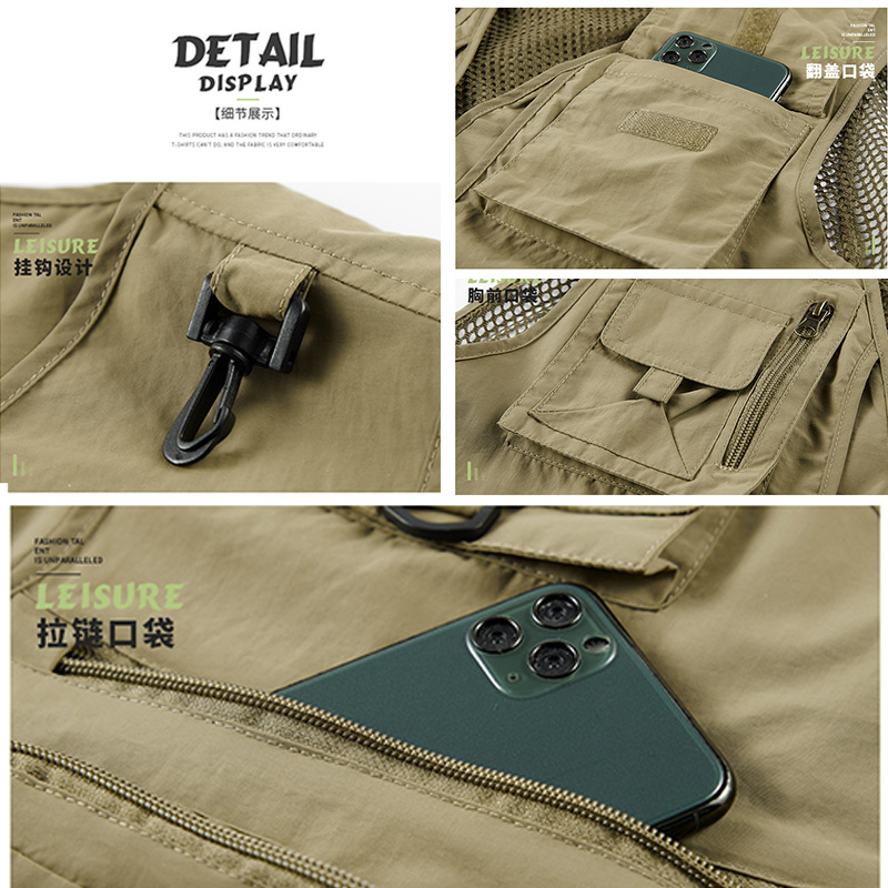 Rompi Jala Cepat Kering Musim  - Photography Vest ulasan dan harga