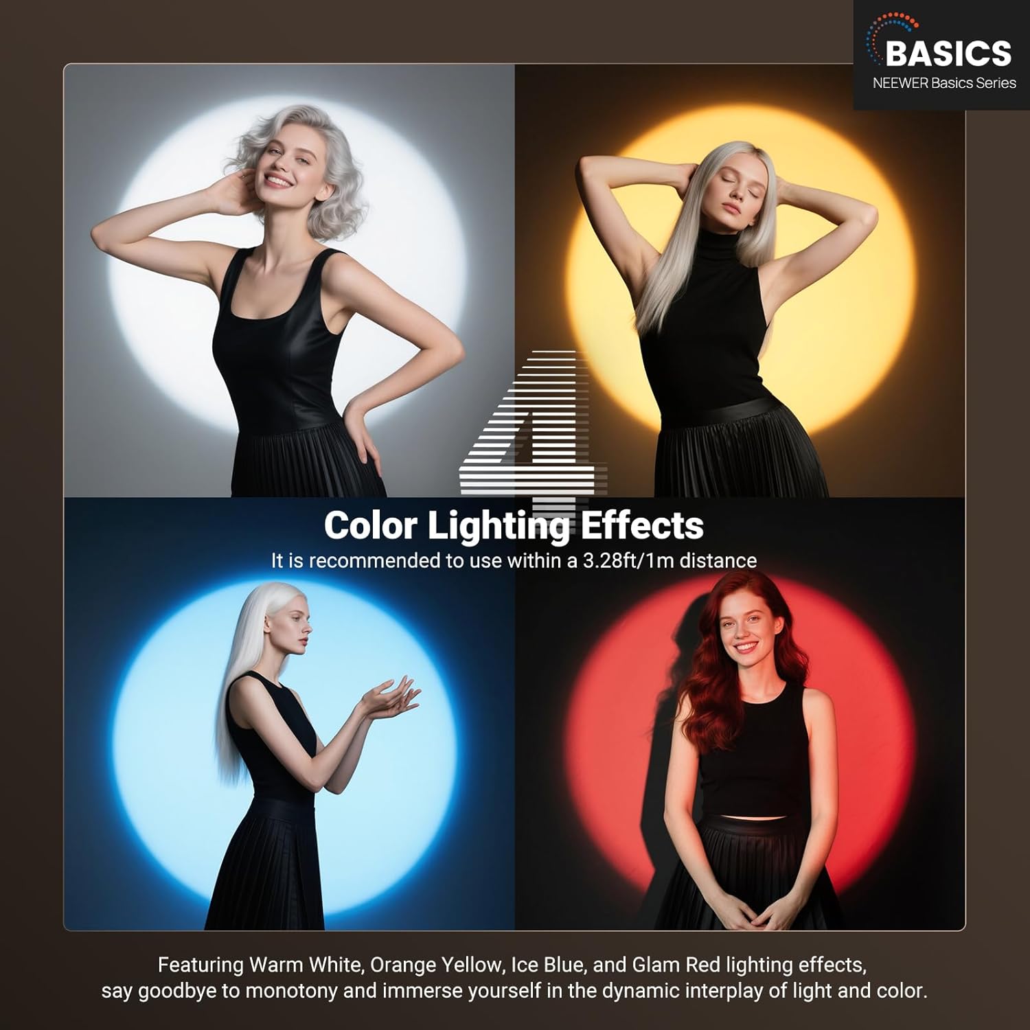 NEEWER Basics RGB Senter Fotog - Photography Basics ulasan dan harga