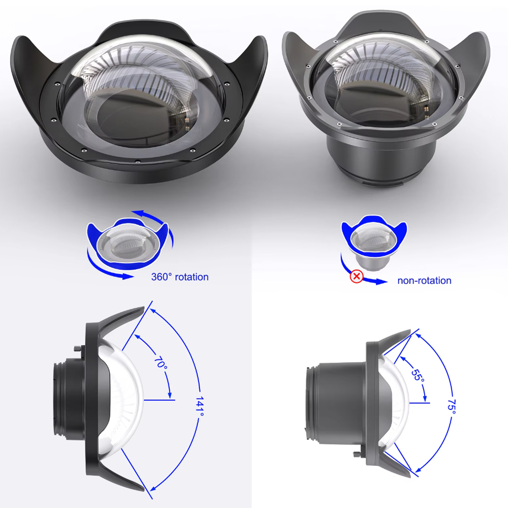 Lensa Port Kubah Sudut Lebar 6 - Photography Angles ulasan dan harga