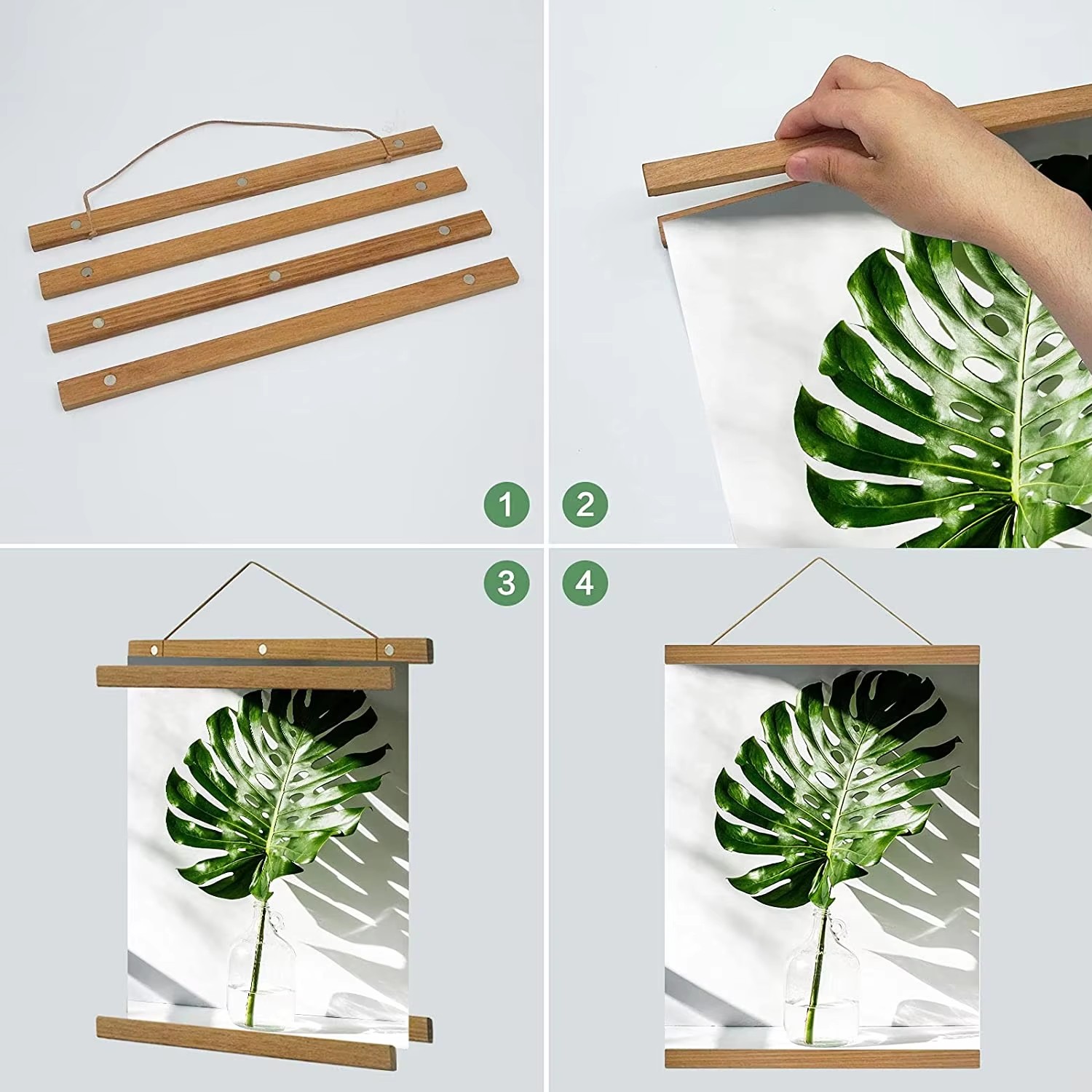 Bingkai Gantungan Poster Kayu  - Photography Definition ulasan dan harga