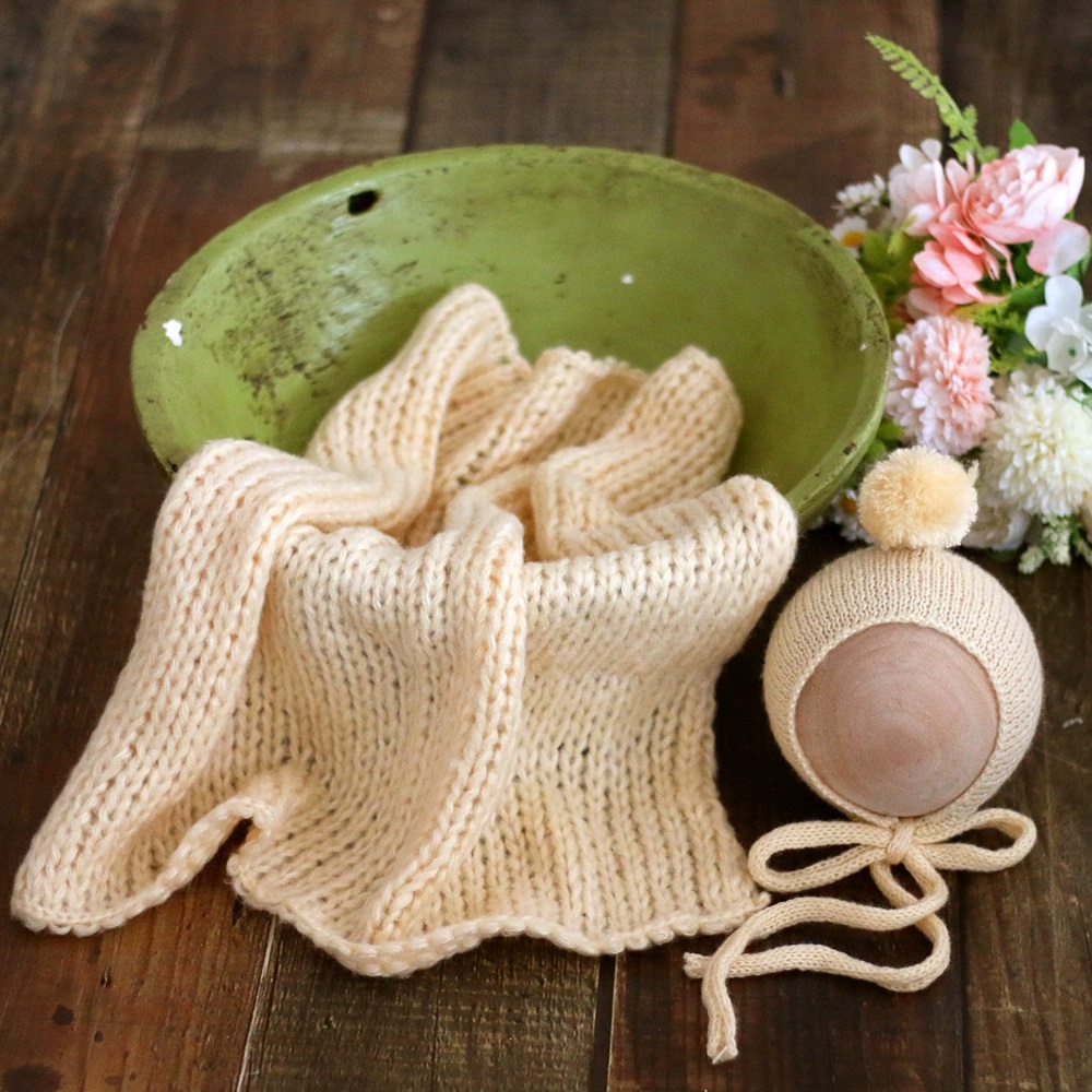 Selimut Bayi Rajut Mohair deng - Photography Newborn ulasan dan harga